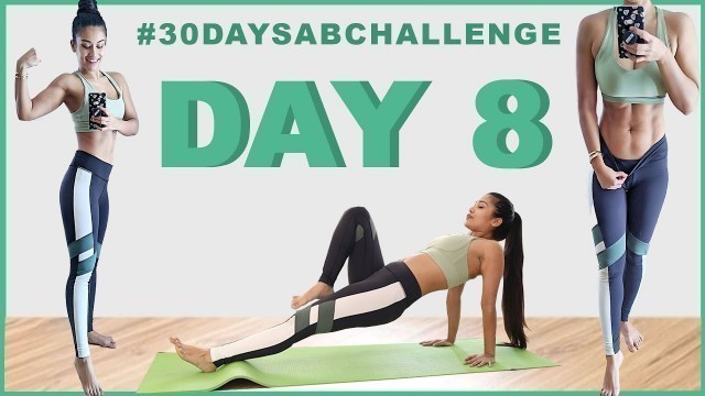 'DAY 8 | 5 Min Lower Abs |#30daysabchallenge | Indian Female Fitness | Yogasini'