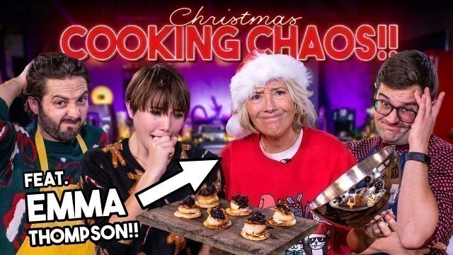 'CHRISTMAS COOKING CHAOS ft. Emma Thompson & Gaia Wise!! | PASS IT ON S2 E29 | Sorted Food'