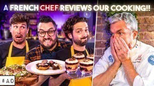 'FRENCH CHEF REVIEWS OUR COOKING | Sorted Food'