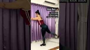 'Glute Burn Workout | Weight loss | Indian Female Fitness | #Shorts #RichFitFam #WeightLoss #Viral'