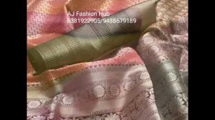 'Rajguru silk sarees with full zari border by [AJ Fashion Hub]'