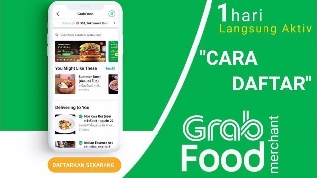 'Cara Mudah Daftar Grabfood Merchant'