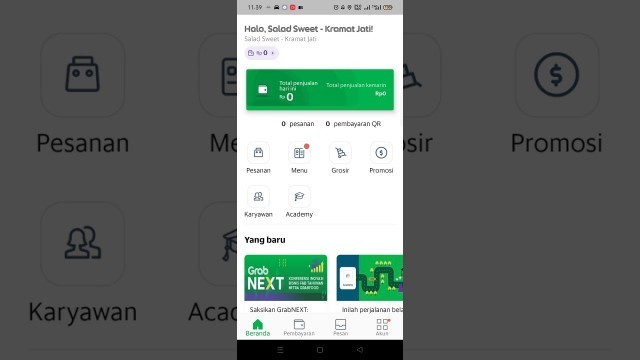 'Cara menambahkan Kasir Pada aplikasi Grab Merchant Terbaru #Grabfood #GrabMerchant #Grab'