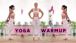 'YOGA WARMUP | INDIAN FEMALE FITNESS | YOGASINI'