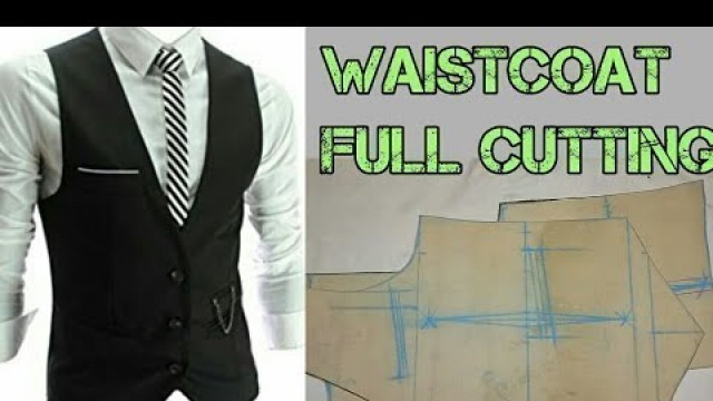 'V. Shape waistcoat cutting'