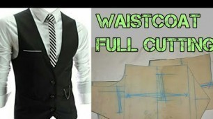 'V. Shape waistcoat cutting'