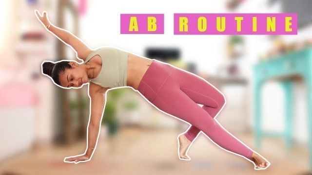 'AB ROUTINE | AT HOME | INDIAN FEMALE FITNESS | YOGASINI'