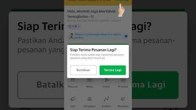 'Cara membuka Aplikasi grabfood merchant agar mendapatkan orderan#Shorts'