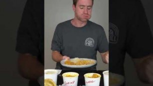 'First time trying Indian food. #shorts #indianfood #hunterwaff #mukbang'