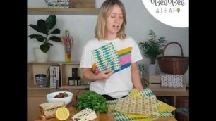 'BeeBee & Leaf vegan & beeswax food wraps - How to use The Family Pack'