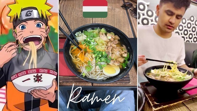 'We ate NARUTO RAMEN!!! | Sakura Ramen | Budapest, Hungary | Part 1 |'