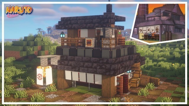 'Building Naruto\'s Ichiraku Ramen Shop | Minecraft Tutorial'