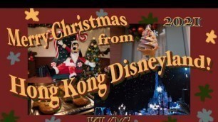 'Hong Kong Disneyland Vlog | Christmas 2021 | Food, Shows, Concert, and more!'