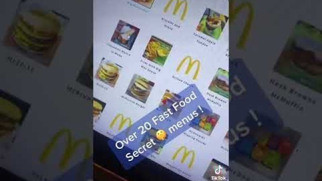 'I found a website that shows the HIDDEN menu  of fast food restaurants #shorts'