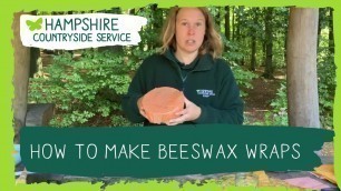 'How to make beeswax wraps | Countryside at Home'