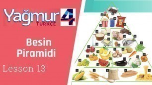 'Turkish Intermediate Lesson 13, Food Pyramid, Besin Piramidi'