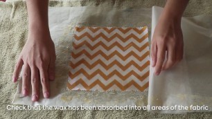 'How to make your own beeswax wraps using our DIY Kit'