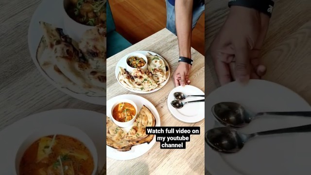 'chana masala with butter naan Jaipur food Xplorer indian food #short #shorts #youtubeshorts #ytshort'