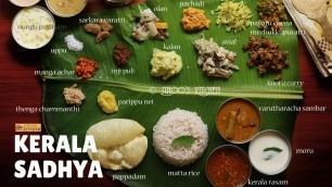 'Kerala sadya recipes full preparation | sadhya special recipes | Kerala recipes - onasadya'