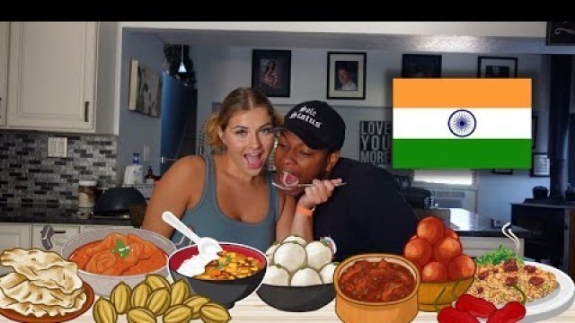 'Trying INDIAN FOOD for the FIRST TIME!'