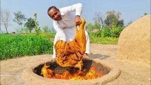 '4 Hours Of Roasting A Huge Thigh OF Beef In A Tandoor | Very Expensive Delicacy | Mubashir Saddique'