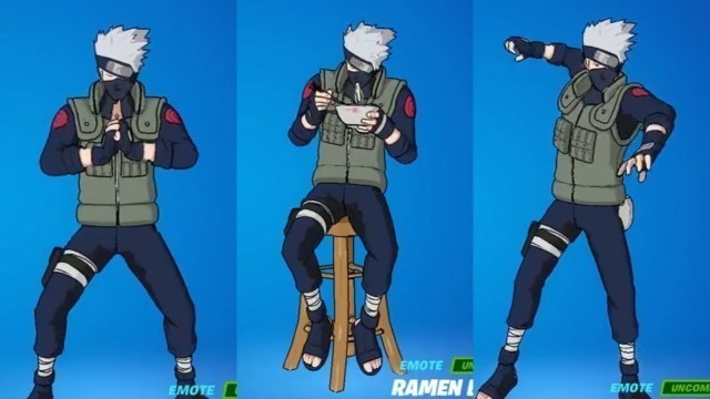 'All NARUTO EMOTES in Fortnite (Summoning Jutsu , Ramen Break Naruto Emotes Fortnite)!'