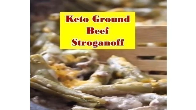 'Ground Beef Stroganoff the Keto way!  #shorts'