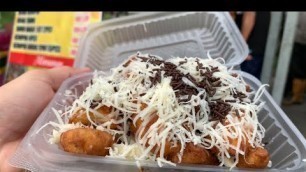 'How It’s Made Pisang Goreng Cheese - Malaysia Street Food'