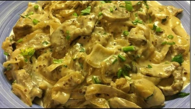 'COCONUT CREAM BEEF STROGANOFF'