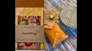 'Organic Reusable Beeswax Food Wrap'