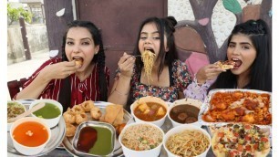 'Chinese Food Vs Indian Food Vs Italian Food Challenge | Golgappa, Pizza, Fried Rice | Food Challenge'