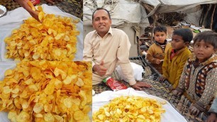 'CHIPS | POTATO Chips | Potato Wafers | Crispy Potato Chips Prepared by Mubashir Saddique'