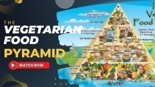 'The Vegetarian Food Pyramid Explained | The Vegan Food Pyramid | Vegetarians World Foods And Drinks'