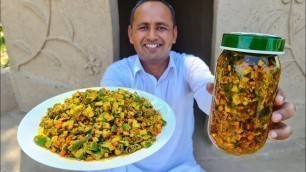 'Crushed Pickles | New Pickle Recipe | Mix Achar | Traditional Mix Pickle | Village Food Secrets'