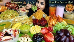 'Eating Tandoori Chicken,Biryani,Samosa,Noodles,Parotta,Kurma | Indian Food ASMR Eating Mukbang Video'