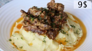 'Delicious Beef Stroganoff With gentle Mashed Potatoes - Cooking with Russian'