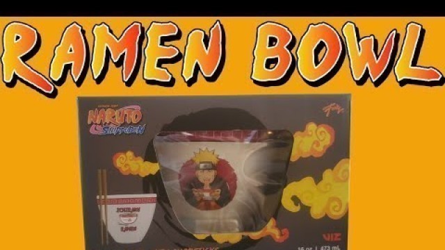 'Naruto Shippuden Ichiraku Ramen Bowl With Chopsticks | Part 1 of 2'