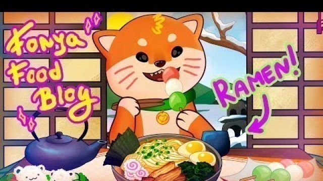 '#먹방 #Mukbang 먹방 Mukbang Animation NARUTO RAMEN eating Cartoon dog shiba inu'