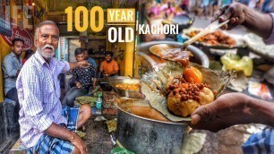 '100 Year’s Old Nandu ki Kachori Only Rs.5/- | Cheapest Food Of Patna | Street Food India'