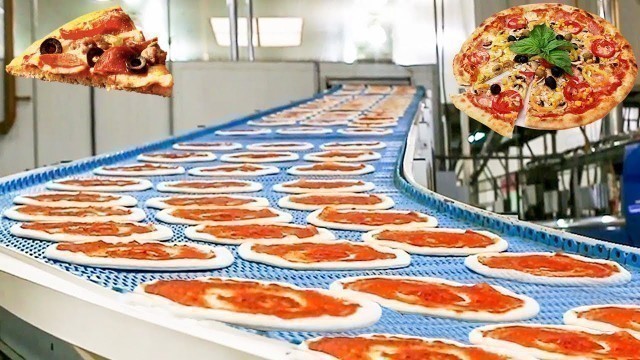 'How Pizza Is Made - Automatic Frozen Pizza Production Line In Factory | Food Factory'