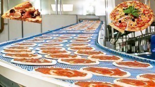 'How Pizza Is Made - Automatic Frozen Pizza Production Line In Factory | Food Factory'