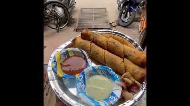 'Art of making Spring Rolls || Jaipur || indian food #shorts'