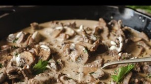 'Best Beef Stroganoff Recipe | Classic Russian Dish'