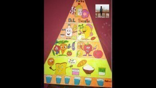 'Making of Food Pyramid for Kid Project | Taani Win First Prize in Little Einsteins Science Fair'