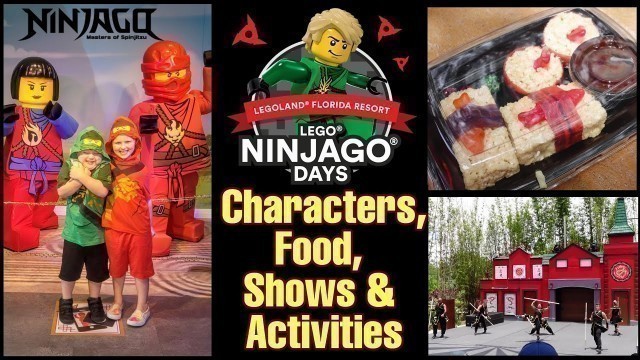 'Lego Ninjago Days 2021 | Ninjago Weekends at Legoland | Ninjago Characters, Food, Shows & Activities'