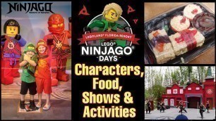 'Lego Ninjago Days 2021 | Ninjago Weekends at Legoland | Ninjago Characters, Food, Shows & Activities'