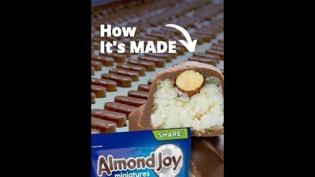 'Food Factory USA [How It\'s Made] Coconut Candy Bars Chocolate Processing Line Smart Factory #Shorts'