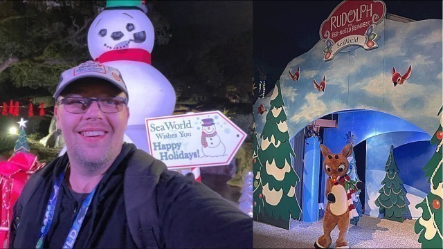 'SeaWorld Christmas Celebration 2021 | Opening Weekend! | Holiday Food, Shows, Characters & Fireworks'