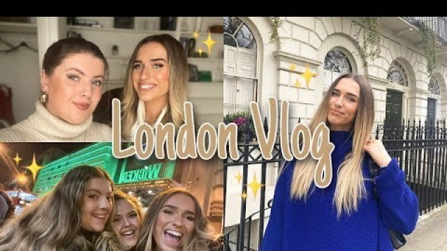 'LONDON VLOG WITH MY BESTIES!!!! shopping, shows and lotsss of food!! || Talia Rose'