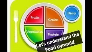 'The Food Pyramid | Educational Video For Kids| The Healthy Eating Pyramid'